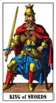 Lá bài Tarot King of Swords (Vua Kiếm) - Biểu tượng học và ý nghĩa chuyên sâu