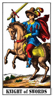 Lá bài Tarot Knight of Swords (Kỵ Sĩ Kiếm) - Biểu tượng học và ý nghĩa chuyên sâu