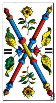 Lá bài Tarot 2 of Wands (2 Gậy) - Biểu tượng học và ý nghĩa chuyên sâu