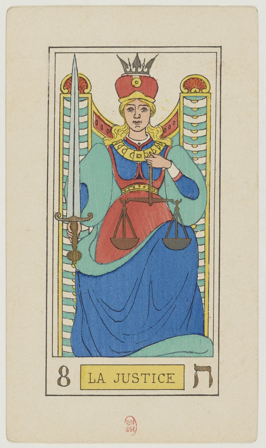 Lá bài Tarot Justice - Công Lý: Biểu tượng học và ý nghĩa chuyên sâu