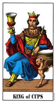Lá bài Tarot King of Cups (Vua Cốc) , biểu tượng học và ý nghĩa chuyên sâu