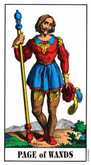 Lá bài Tarot Page of Wands (Thị Vệ Gậy) - Biểu tượng học và ý nghĩa chuyên sâu