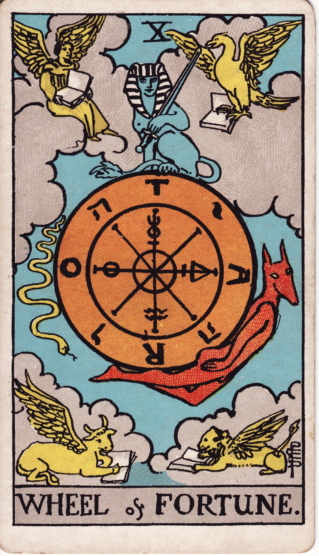 Lá bài Tarot Wheel of Fortune - Bánh Xe Số Mệnh: Biểu tượng học và ý nghĩa chuyên sâu