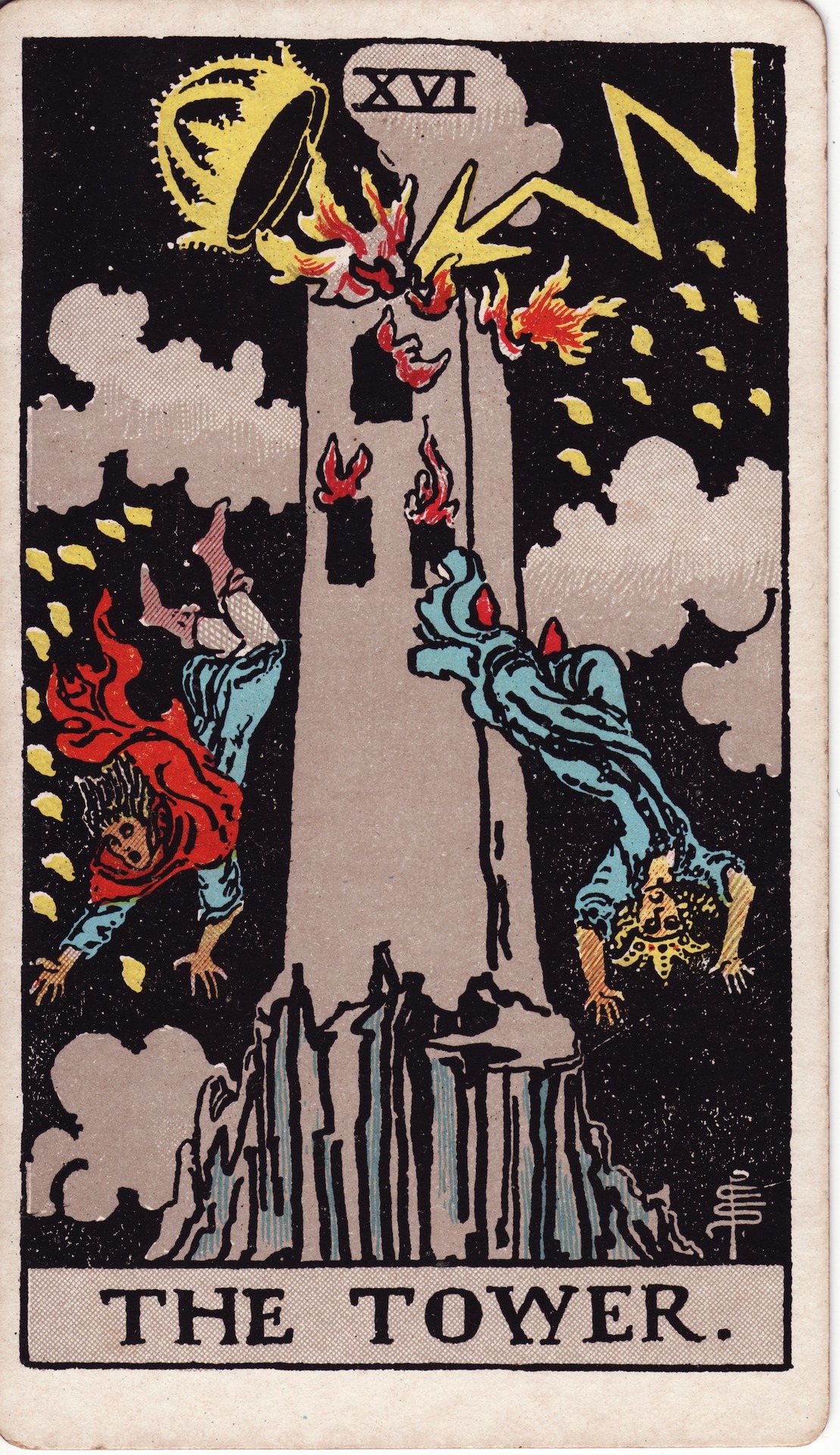 Lá bài Tarot The Tower – Tháp Sập: Biểu tượng học và ý nghĩa chuyên sâu