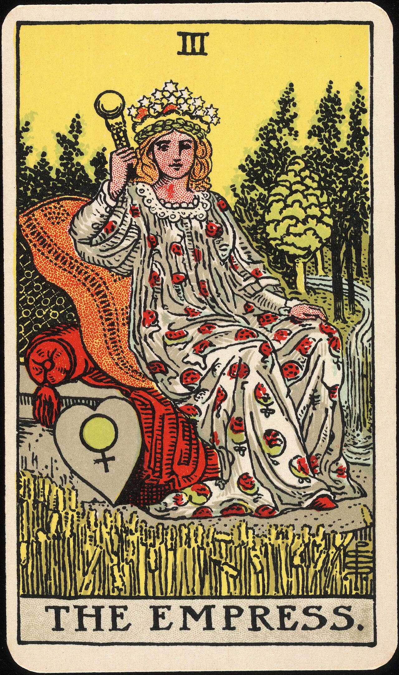 Lá bài Tarot The Empress - Nữ Hoàng: Biểu tượng học và ý nghĩa chuyên sâu
