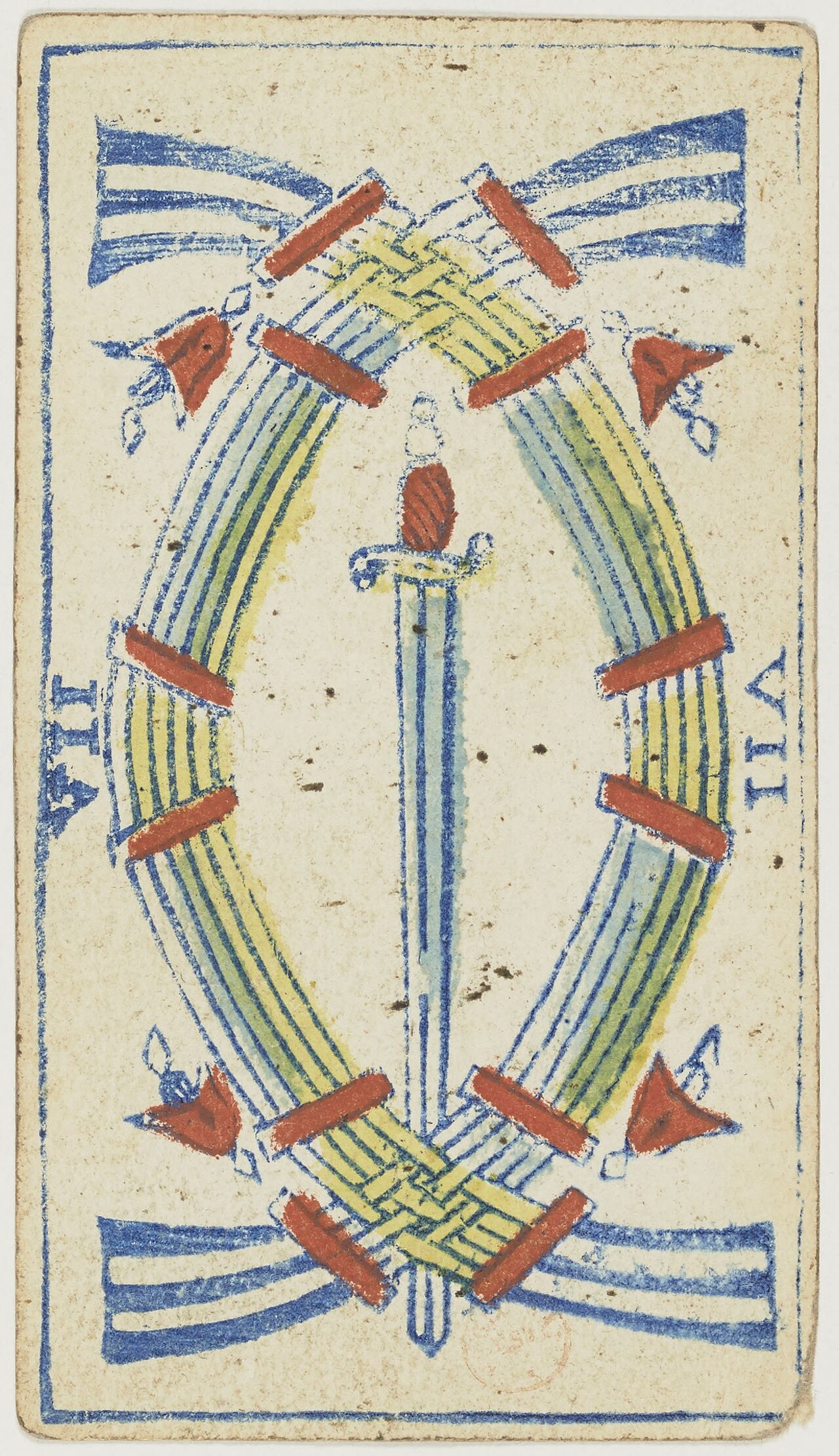 Lá bài Tarot 7 of Swords (7 Kiếm): Biểu tượng học và ý nghĩa chuyên sâu