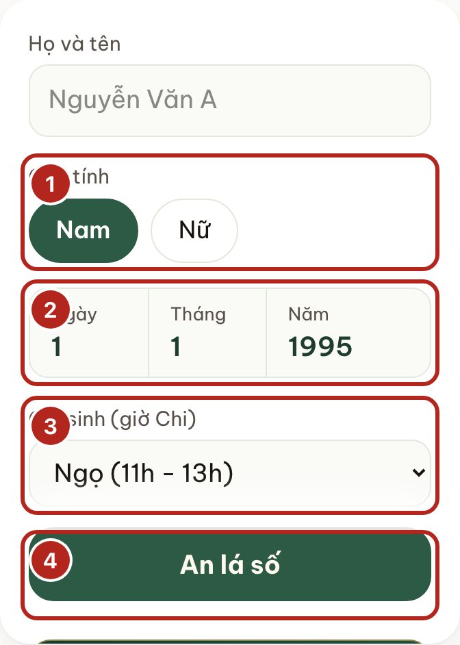 Ba bước lập lá số Tử Vi